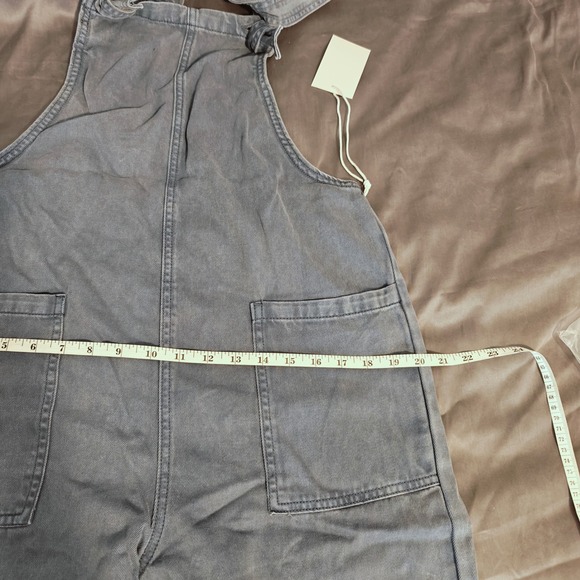 Zenana Washed Knot Strap Pockets Jumpsuit 1864Y Size Medium - Picture 9 of 16